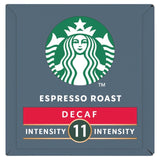 Starbucks by Nespresso Decaf Espresso Roast Coffee Pods   10 per pack GOODS M&S   