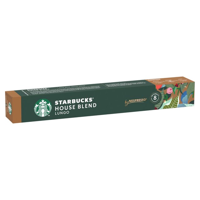 STARBUCKS by NESPRESSO House Blend Lungo Coffee Pods   10 per pack