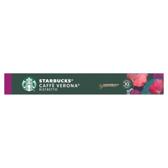 Starbucks by Nespresso Cafe Verona Espresso Coffee Pods   10 per pack GOODS M&S   