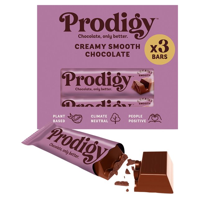 Prodigy Creamy Smooth Chocolate Bar Multipack   3 x 35g GOODS M&S   