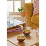 Habitat dipping bowls multicoloured 2 piece, imported from the UK