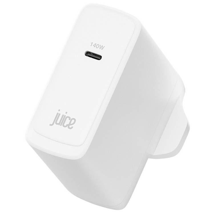 Juice 140W USB-C laptop charger with 2m cable, UK version