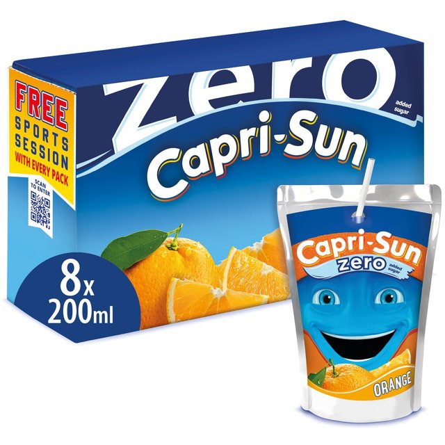 Capri Sun Orange Zero   8 x 200ml