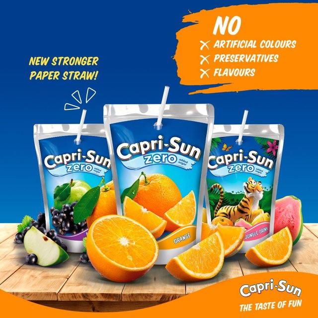 Capri Sun Orange Zero   8 x 200ml GOODS M&S   