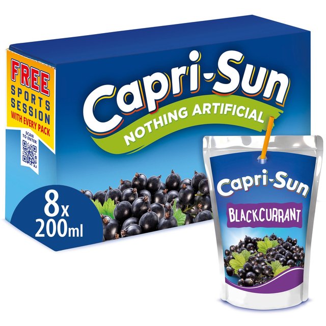 Capri Sun Blackcurrant   8 x 200ml GOODS M&S   