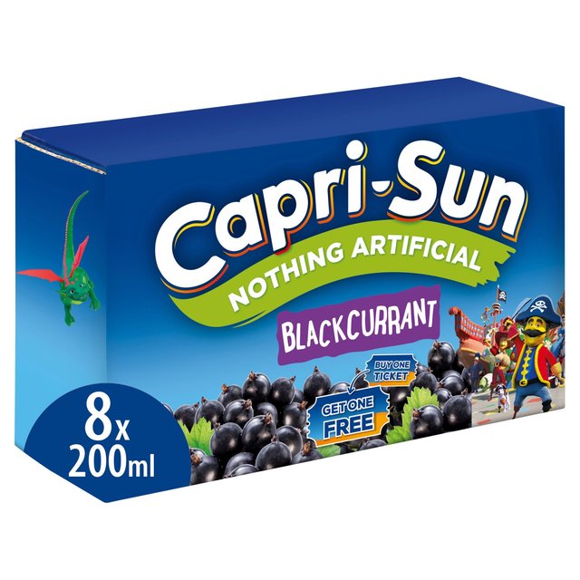 Capri Sun Blackcurrant   8 x 200ml GOODS M&S   