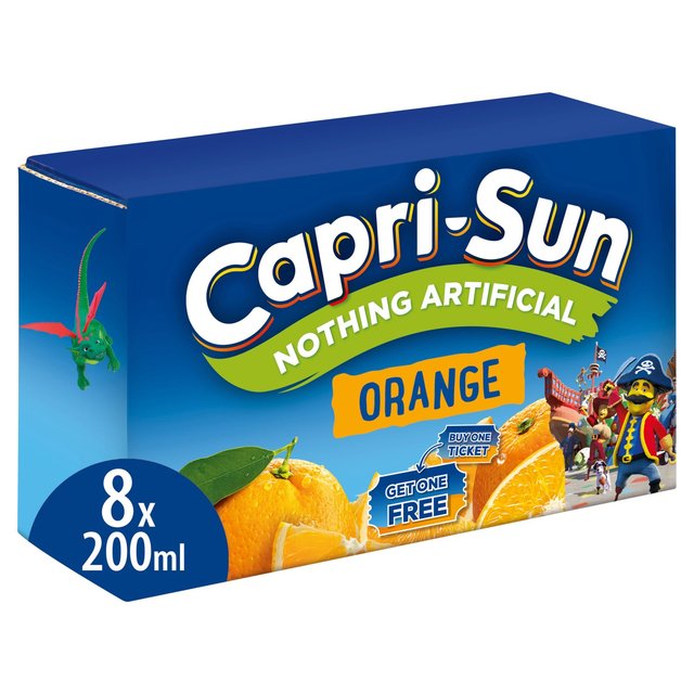 Capri Sun Orange   8 x 200ml GOODS M&S   