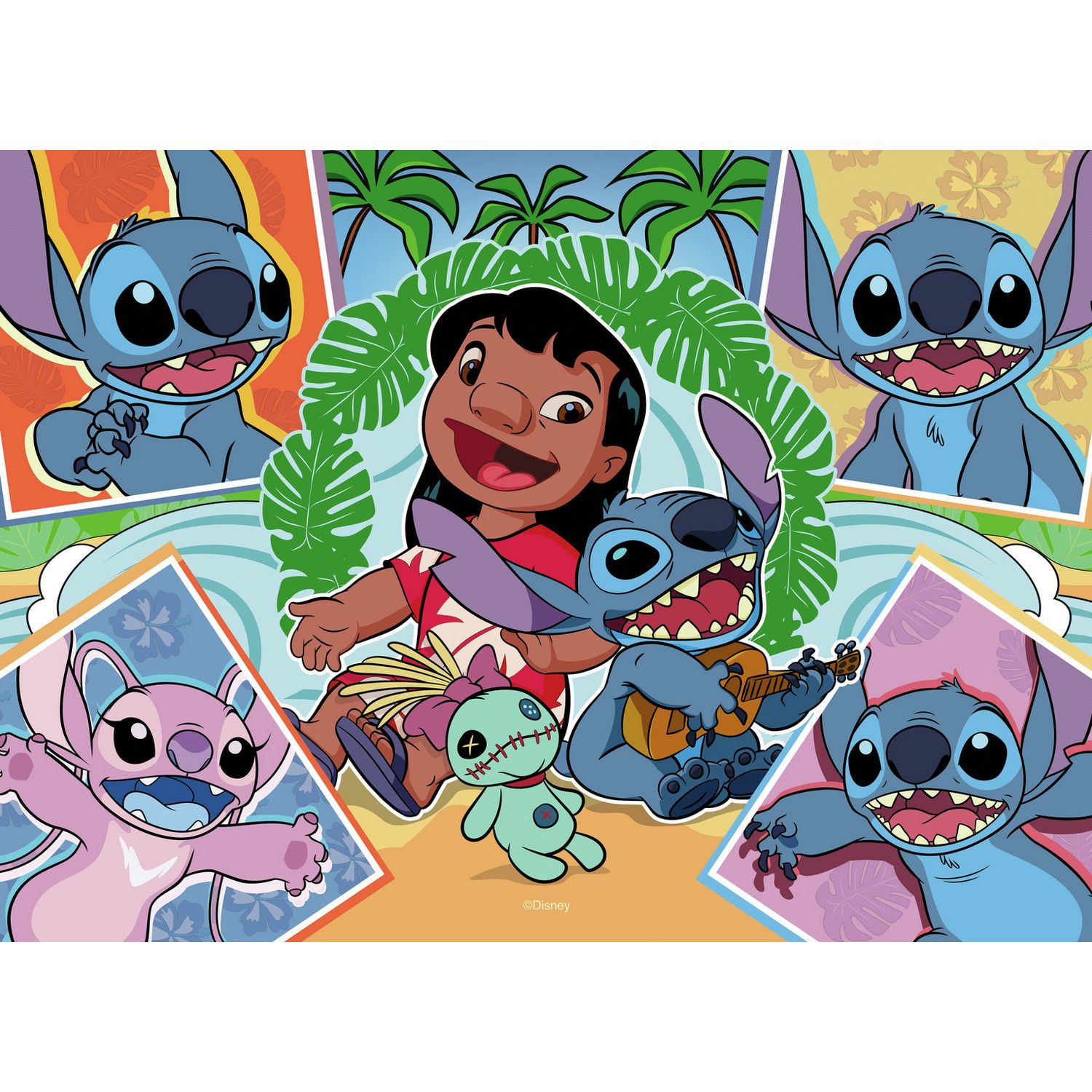 Ravensburger Stitch 4x100 piece puzzle bumper pack - British product