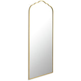 Argos Home gold full-length curved mirror 140x60cm - British product