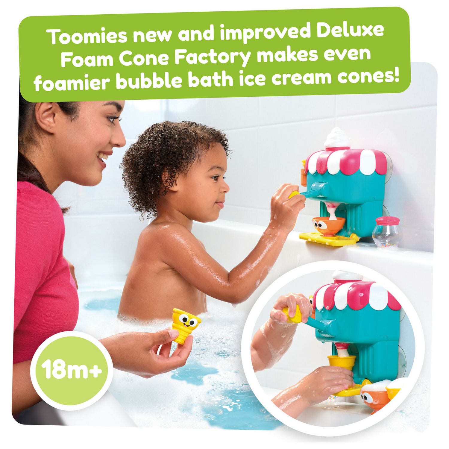 Tomy Toomies Deluxe Foam Cone Factory bath toy (British brand)