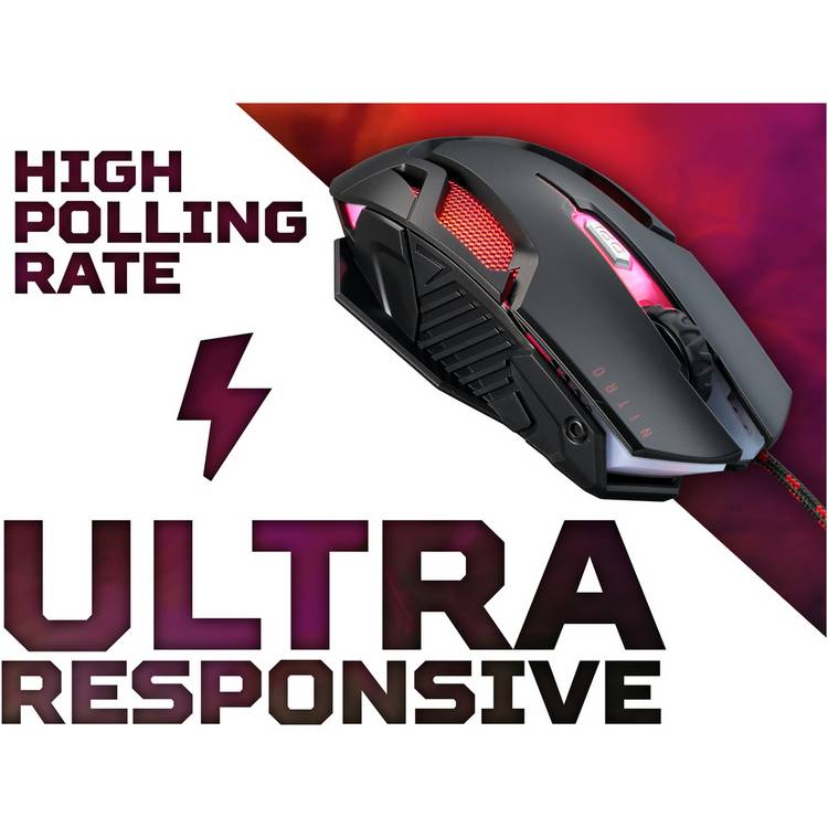 Acer Nitro 2.0 wired gaming mouse black (British brand)