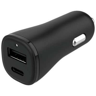 Argos 32W USB-A and USB-C Dual Port Car Charger Black- Buy online at McGrocer