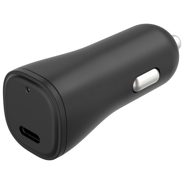 20W USB-C single port car charger for fast charging (British brand)