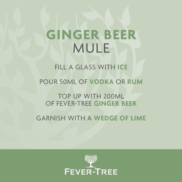 Fever-Tree Premium Ginger Beer   4 x 200ml GOODS M&S   