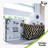 Cheeky Panda Natural Bamboo Toilet Tissue    4 per pack GOODS M&S   