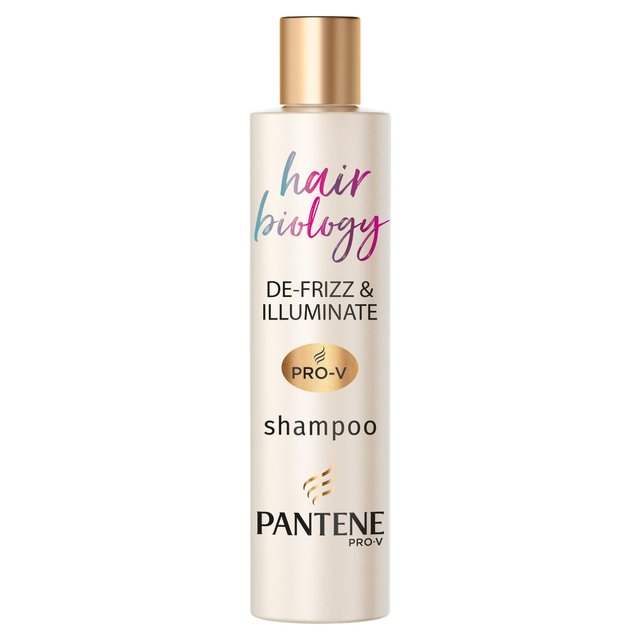 Pantene Hair Biology Defrizz & Illuminate Shampoo   250ml