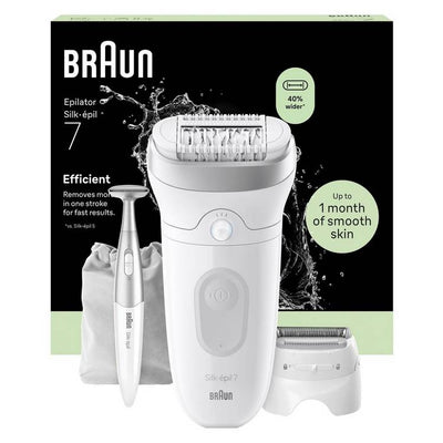 Argos Braun Silk-epil 7 SE7-241 Wet & Dry Cordless Epilator- Buy online at McGrocer