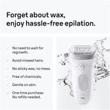 Braun Silk-epil 7 wet dry cordless epilator with attachments (British brand)