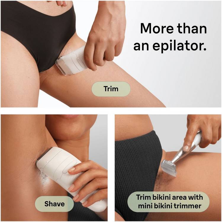 Braun Silk-epil 7 wet dry cordless epilator with attachments (British brand)