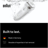 Braun Silk-epil 7 wet dry cordless epilator with attachments (British brand)