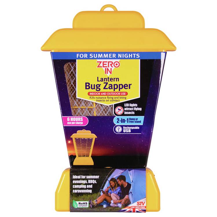 Zero In Lantern Rechargeable Bug Zapper