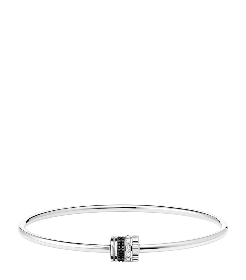 Boucheron white gold diamond bangle, imported from the UK