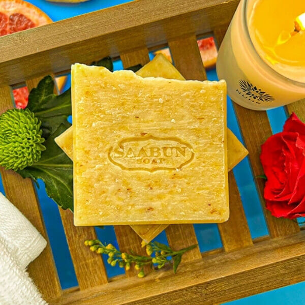Saabuni Marigold soap bar 90g, UK version