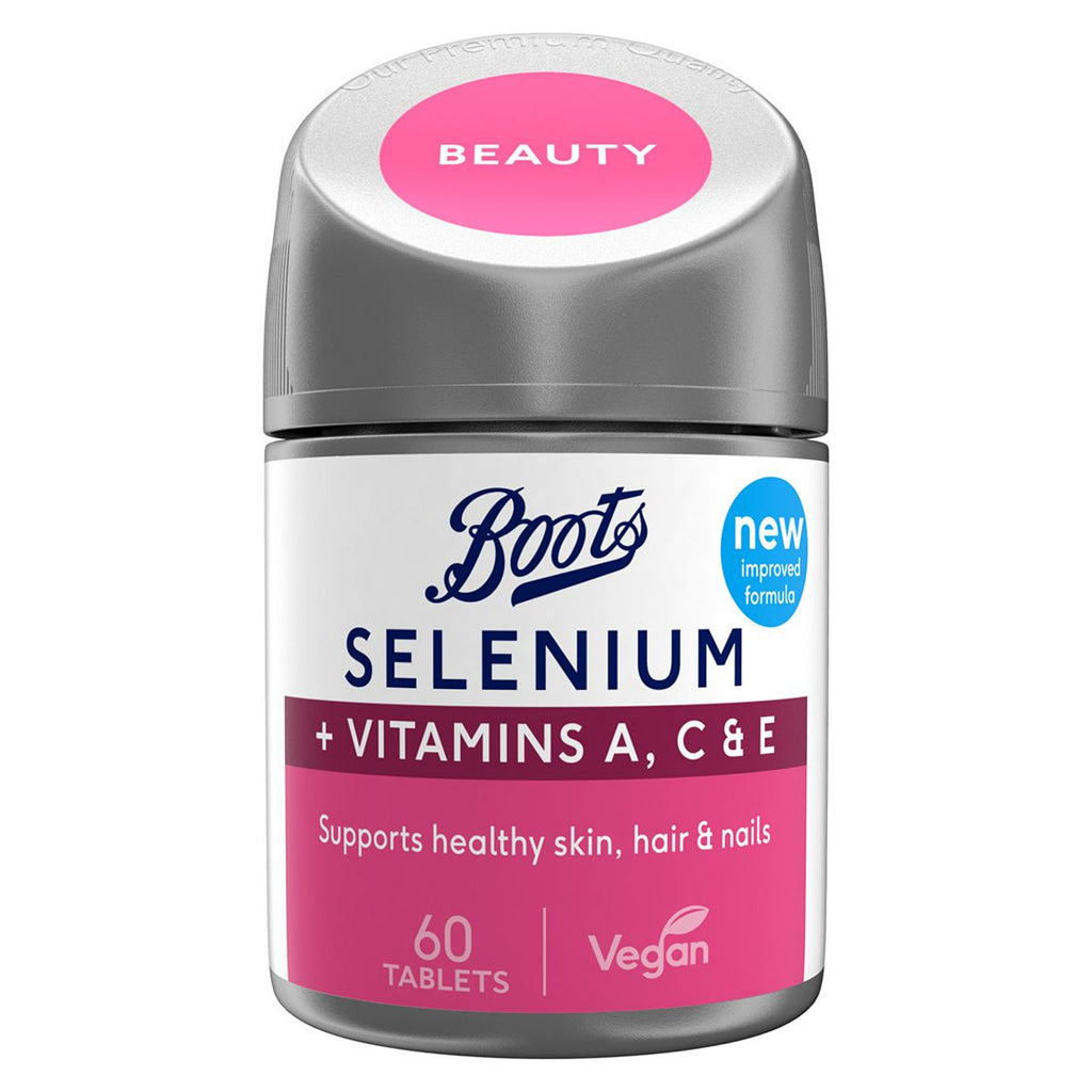 Boots Selenium with Vitamins A, C and E 60 Tablets (2 month supply)