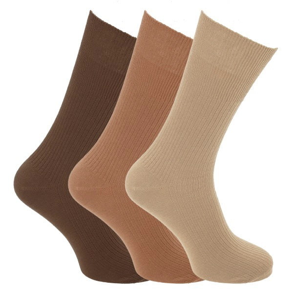 Mens Big Foot Non Elastic Diabetic Socks (3 Pair) (UK 6-11) GOODS Superdrug   