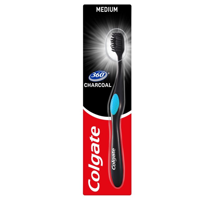 Colgate 360 Deep Clean Black Medium Toothbrush GOODS M&S   