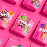 Bonkers crunchy cat treats catnip chick n' cheddar 180g (British brand)