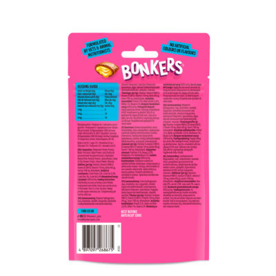 Bonkers cat treats Salmon Supreme flavour 2.1 oz (British brand)