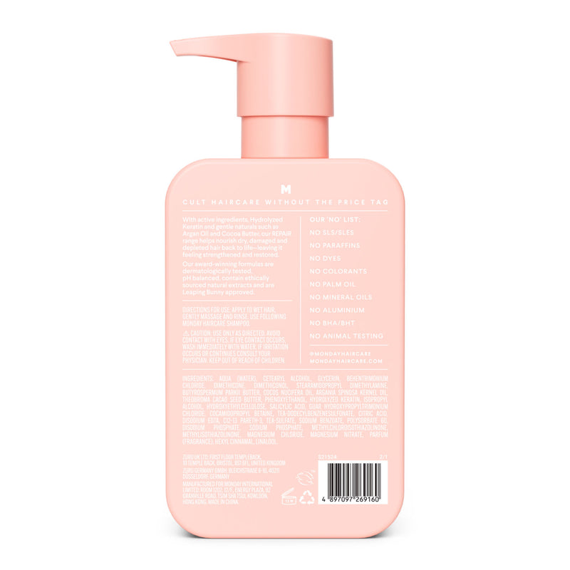 Monday REPAIR hair conditioner 354 mL, imported from the UK