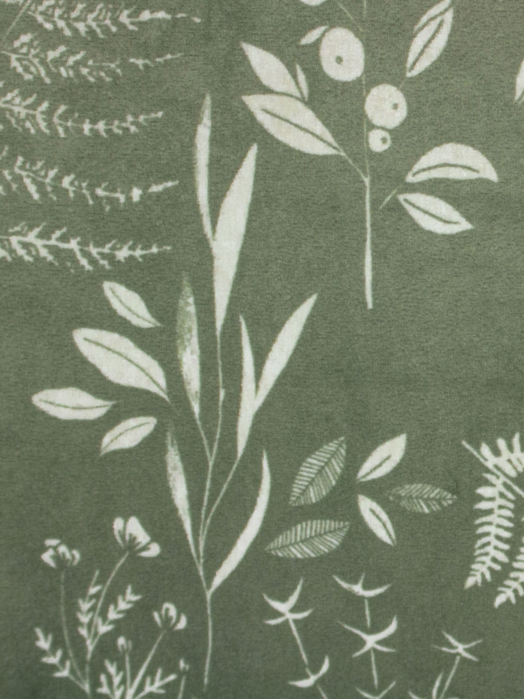 Coussin furn. Fearne vert sauge avec motif de fougère (marque britannique)