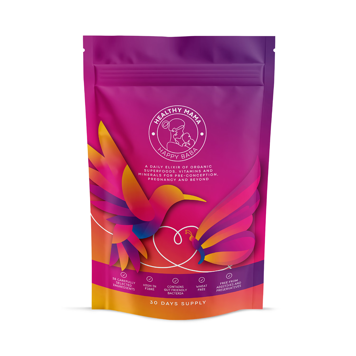 Healthy Mama Happy Baba prenatal supplement powder vitamins and minerals - British product