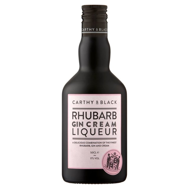 Carthy & Black Rhubarb Gin Cream Liqueur   50cl GOODS M&S   