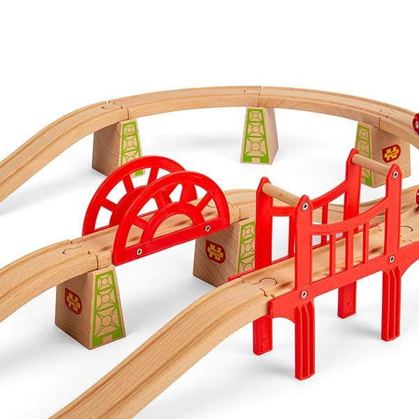 Bigjigs Rail Bridge Expansion Set GOODS Superdrug   