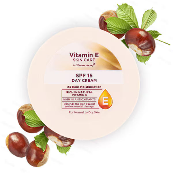 Facial Vitamin E Cream SPF 15 100ml (British brand)