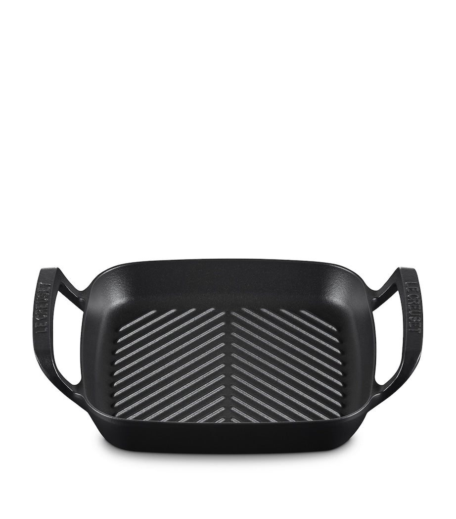 Le Creuset cast iron square BBQ grill 26cm, UK version