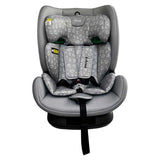 My Babiie Group 1/2/3 Dani Dyer Grey Leopard iSize Isofix Car Seat GOODS Boots   