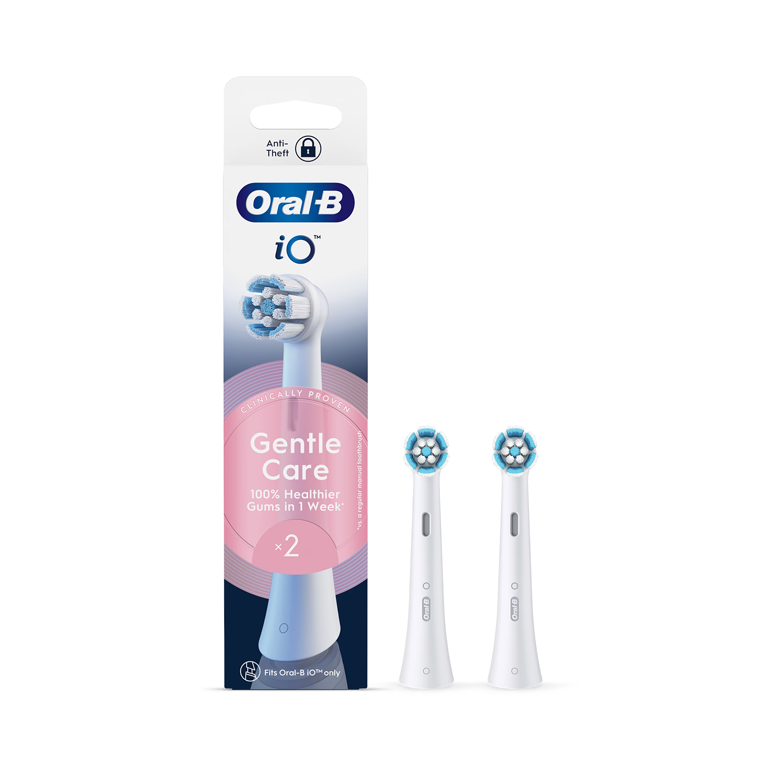 Oral-B iO Gentle Care brush heads 2 count, UK version