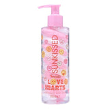 Sunkissed Love Hearts body lotion blackcurrant 200ml, UK version