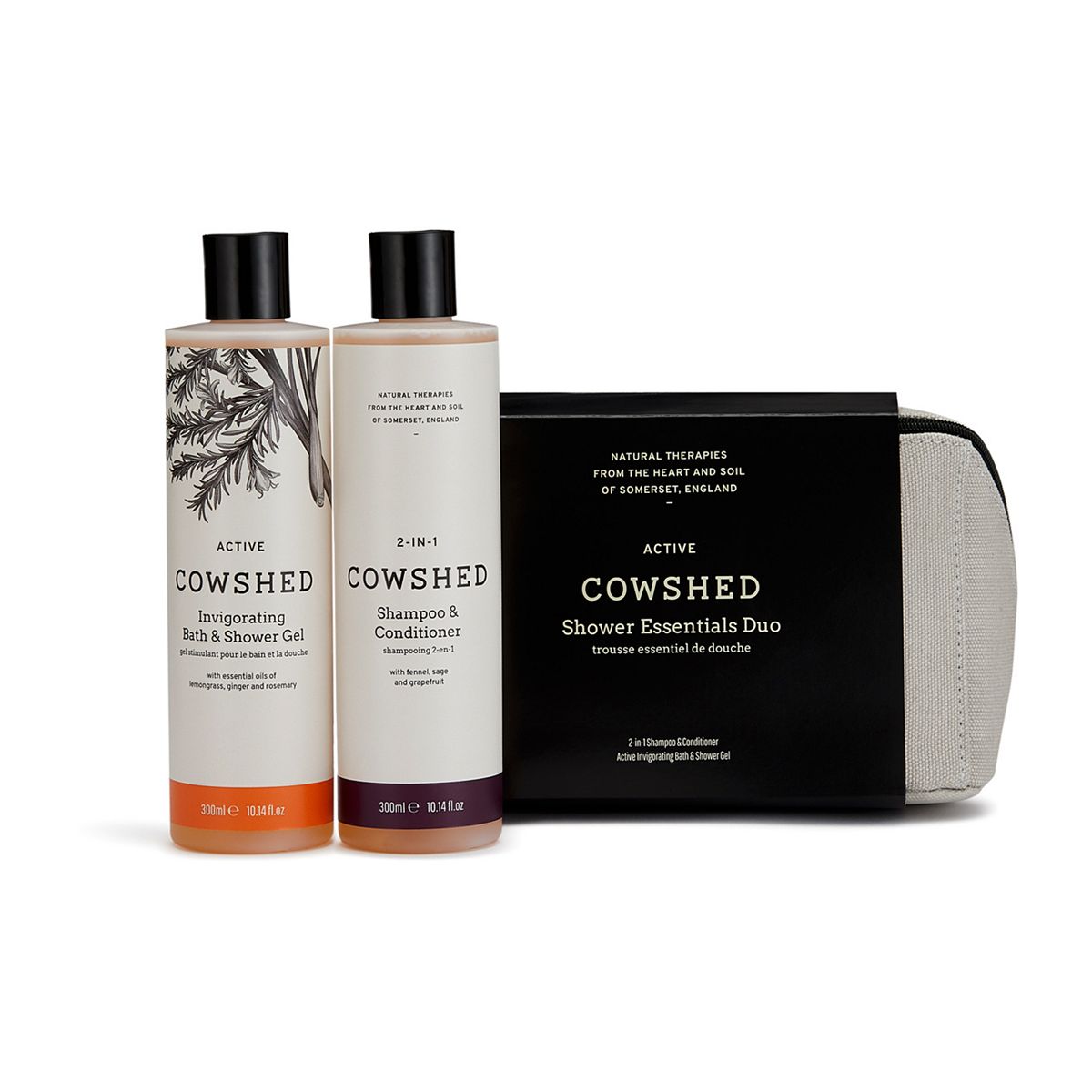 Cowshed Active Shower Essentials Gift Set GOODS Boots   