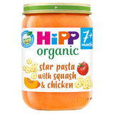 HiPP Organic Star Pasta with Squash & Chicken Baby Food Jar 7+ Months 190g GOODS Sainsburys   
