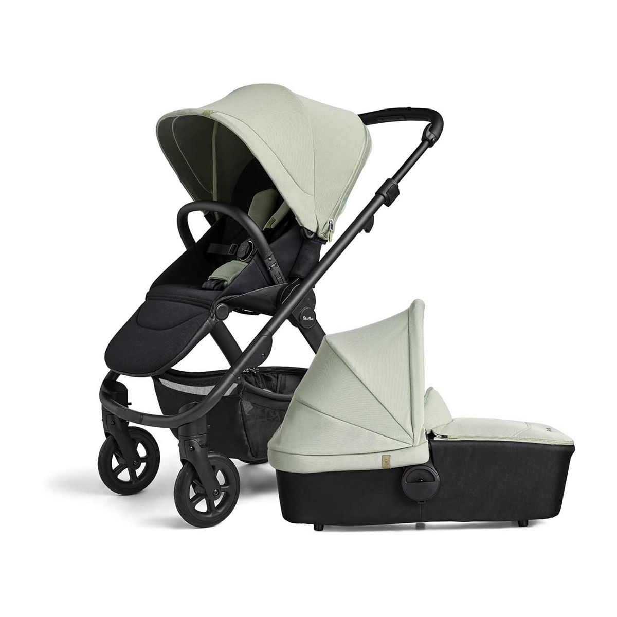 Silver Cross Tide Pram and Pushchair Sage GOODS Boots   