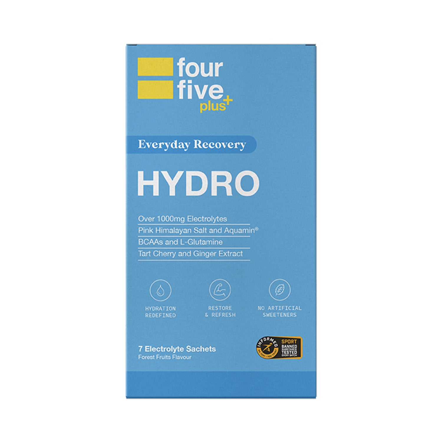 fourfive Hydro Plus Everyday Recovery 7 sachets, UK version
