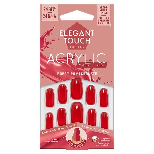 Elegant Touch Colour Acrylic - Poppy Pomegranate GOODS Superdrug   