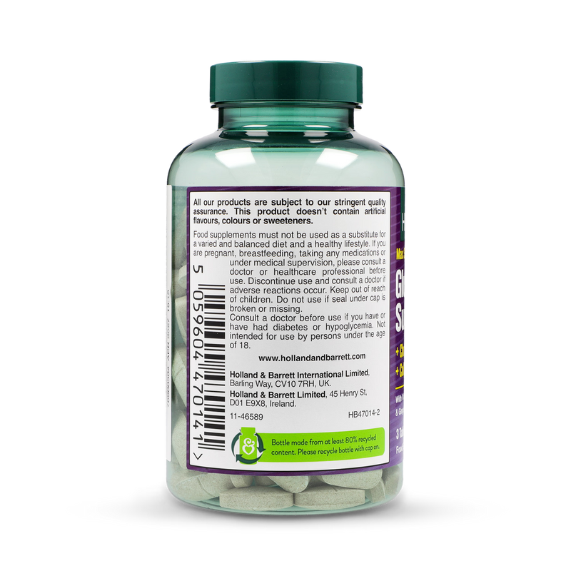 Holland & Barrett glucosamine chondroitin supplement 180 tablets, UK version
