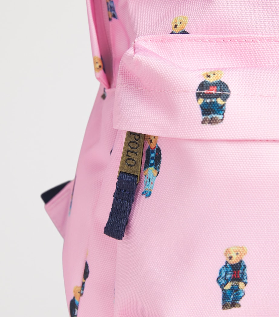 Ralph Lauren embroidered Polo Bear kids backpack, UK version