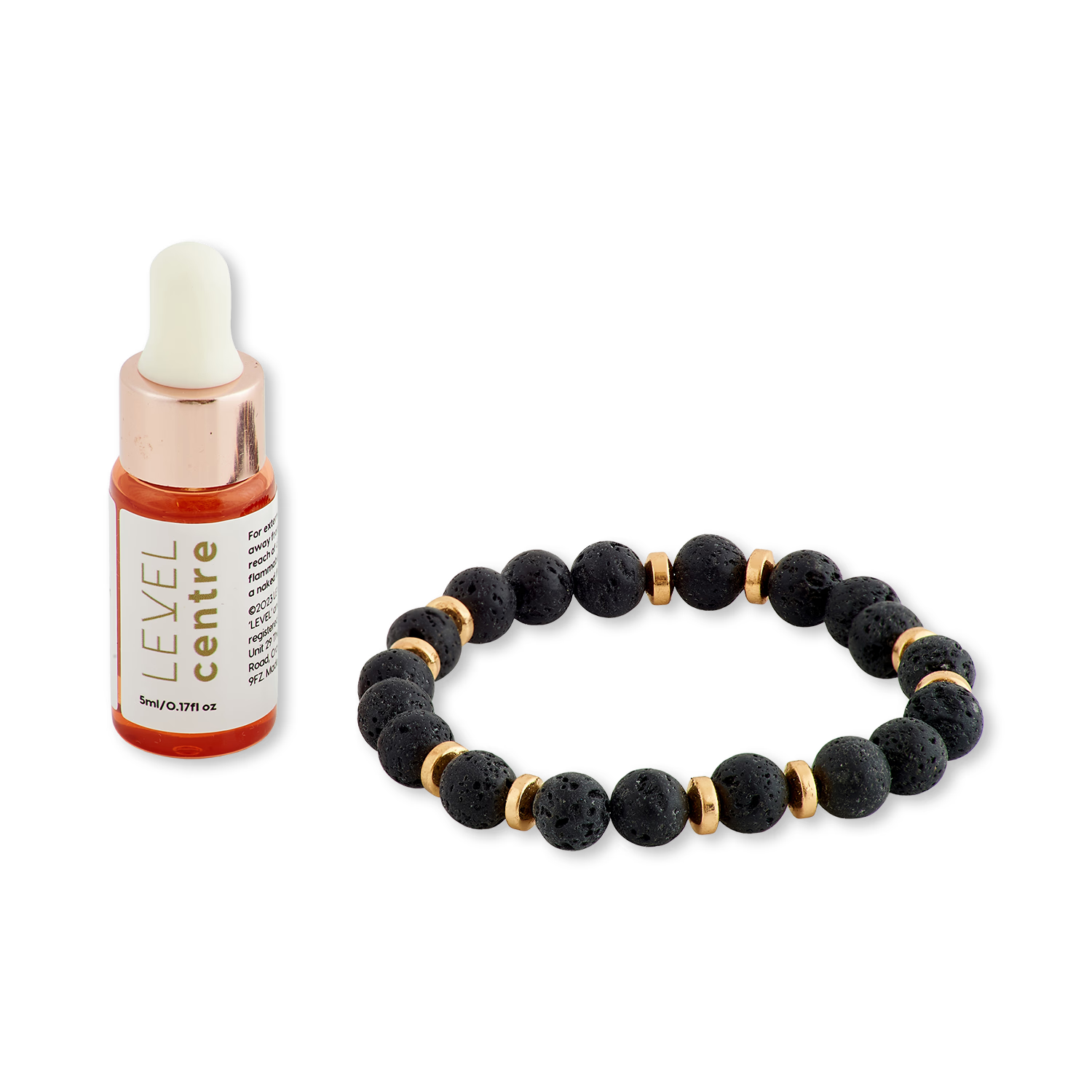 Smug aromatherapy bracelet lava beads - British product